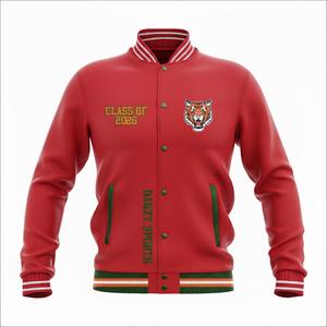 Chaqueta Universitaria Vintage de Invierno al por Mayor, Chaqueta de Lana/Viscosa para Hombre con Bordado, Parches con Logotipo Sublimado Personalizado, Diseño Sólido, OEM - Product Image 3