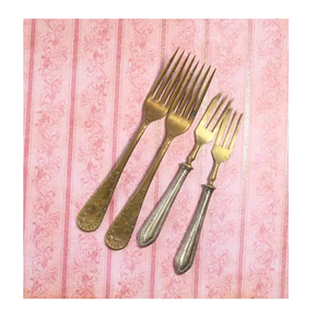 Fourchette à cocktail en laiton avec poignée sculptée en acier miroir Prix de gros Fourchette à fruits dorés élégante pour restaurant à domicile et hôtel - Product Image 4