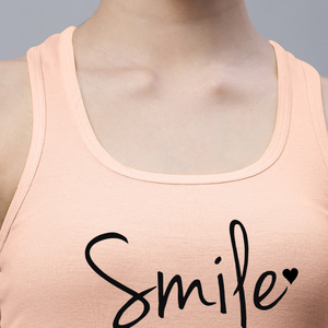 Camiseta sin mangas de Venta caliente de etiqueta privada OEM diseño personalizado Chaleco de Fitness de mujer algodón/fibra de bambú entrenamiento gimnasio de talla grande Casual - Product Image 5