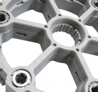 Composant mécanique imprimé en 3D sur mesure de haute précision, pièce fonctionnelle en résine ABS, structure complexe, tolérance de 0,1 mm, résistance à la chaleur 85°C, 12,5