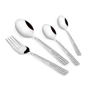 Ensemble de couverts en vrac de haute qualité pour mariage, luxe, argent poli, cuillères, fourchettes et couteaux, couverts pour restaurant et hôtel - Product Image 6