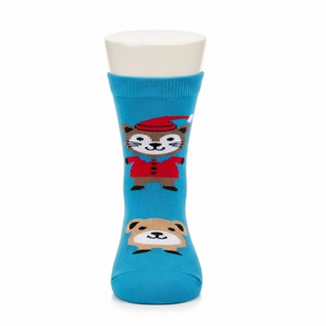 Calcetines Transpirables de Punto para Niños Pequeños con Estampado por Transferencia de Calor, Mezcla de Algodón, Suaves, Ligeros y Elásticos, Suministro al por Mayor para Niños - Product Image 3