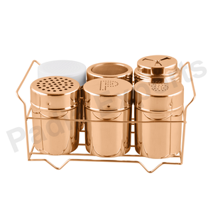 6 Pieces Seasonings <b>Set</b> Salt Paper Tools with Manual Power Supply - Product Image 1