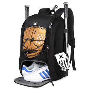 Sac à dos de baseball Xtreme BB-001 grande capacité avec compartiment à chaussures et crochet de clôture pour les sports de baseball - Product Image 2