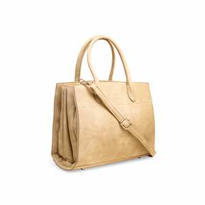 Lujo Beige P36134 Bolso con cadena de diamantes Decoración Dos asas Pequeño Casual Tote Elegante Mini bolso con forro estampado MOQ 3PCs - Product Image 2