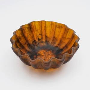 Frutero de resina india, juego de cuencos hechos a mano, juego de ensalada de frutas hecho a mano, acentos de resina decorativos ecológicos - Product Image 4