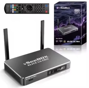 Loaded VSeeBox Elites-Ultra 2025 Android 10 TV Box <b>4GB</b> <b>RAM</b> 128GB ROM,8K Ultra HD High Speed ,Upgraded Voice Remote Ready To Ship - Product Image 1