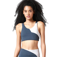 Nouveau soutien-gorge de sport simple à maintien élevé et à la mode pour femmes, bretelles réglables, col en U, logo frontal, yoga, haute qualité, nouvelle arrivée