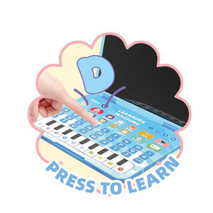 QS新设计学前教育绘画玩具塑料3色二合一卡通发光二极管写字板套装儿童玩具礼品 - Product Image 2