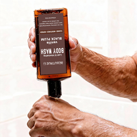 Gel douche hydratant personnalisé, parfum naturel, soin de la peau, nourrissant, prune noire, encens chaud, vanille de Madagascar