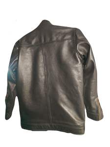 Veste d'Hiver Homme de Qualité Supérieure Style Vintage Tissu Épais en Laine avec Col en Fausse Fourrure Fermeture à Glissière ODM Fini - Product Image 3