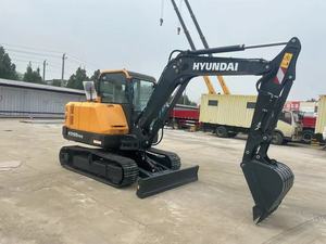 Original Mini Hyundai HX60 Crawler 100% Nueva Excavadora hidráulica sobre orugas HX60 Maquinaria de bajo costo Nuevo Hyundai HX60 - Product Image 5