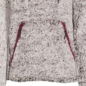 Bon tissu nouveauté personnalisé Sherpa moelleux polaire à capuche sweats lourd thermique pull à capuche pour hommes - Product Image 5