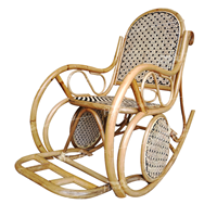 Chaise berçante en rotin naturel pour adultes chaise de relaxation dans le jardin chaise de style classique au design unique fait à la main