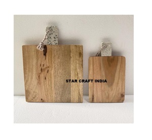 Tabla de cortar de madera al por mayor, tablas de cortar de cocina de madera para carne, queso, pan, verduras, frutas, cuchillo amigable - Product Image 1