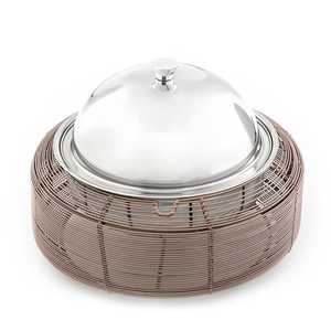 Plat de service en acier inoxydable et en fer, casserole de taille et de forme personnalisées pour les ustensiles de cuisine à la maison - Product Image 2