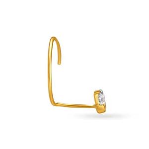 Goujon rond élégant en diamant taillé véritable - Product Image 4