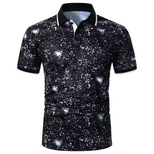 Polos de poliéster 100% ligeros de primera calidad, diseño de logotipo personalizado, camisetas cómodas transpirables con cuello de sublimación OEM - Product Image 4