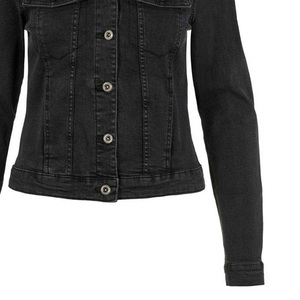 Chaqueta de mezclilla para mujer de tamaño de logotipo personalizado más vendida en 2024/chaquetas de mezclilla para mujer de precio barato de nueva moda - Product Image 5