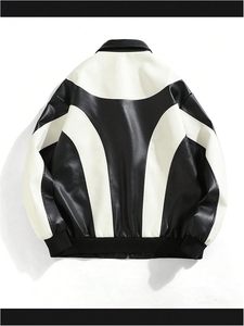 Chaqueta de Cuero Cortavientos para Hombre al Mejor Precio con Logotipo Personalizado, Chaqueta de Lona Duradera de Nuevo Estilo con Logotipo Frontal - Product Image 2