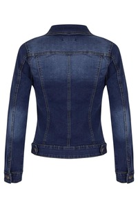 100% coton décontracté respirant femme veste élégante Slim Fit Denim veste personnaliser conception lavé à capuche jean veste - Product Image 5