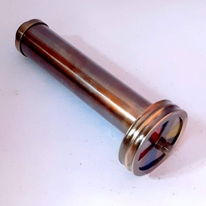 Kaléidoscope télescope en laiton fait à la main cadeau de noël kaléidoscope antique en laiton nautique cadeau kaléidoscope en laiton en gros - Product Image 2