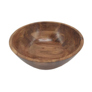 ชามเครื่องครัวชามไม้ทรงกลมเครื่องใช้ในบ้านธรรมชาติจานร้อนออกแบบได้ตามต้องการ - Product Image 6