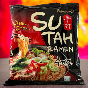 Samyang sutah Ramen (5แพ็ค) Samyang sutah ราเม็งเนื้อร้อนและเผ็ด-chewy ก๋วยเตี๋ยว - Product Image 4