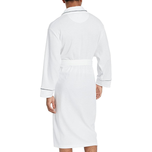 Peignoir d'hôtel en coton éponge de qualité supérieure unisexe pour la nuit avec poches sur le devant Vêtements de nuit de luxe avec logo personnalisé XL Combo - Product Image 6