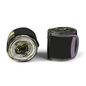 Color de contraste amarillo y negro hecho a mano buena venta servicio OEM transpirable último estilo envolturas de mano de boxeo POR INDUSTRIAS INCREÍBLES - Product Image 3