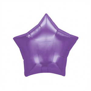 Globos de Estrella Metalizados para Fiesta, Color Morado, 24 Pulgadas, Paquete de 12 - Product Image 2