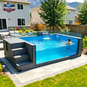 <b>Small</b> Size Portable Family Swimming Pool Above Ground for Compact Backyard prefabricated swimming pool - Product Image 6
