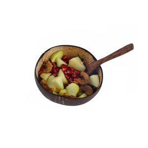 Bols ovales élégants en coquille de noix de coco naturelle Vaisselle réutilisable et biodégradable pour la cuisine, la salle à manger et les cadeaux - Product Image 4