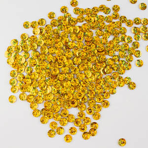 Sequin Concave Holographique Couleur Selanusa 8mm Mexique - Product Image 1