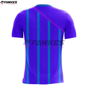 ออกแบบใหม่เสื้อฟุตบอลชายโลโก้ที่กําหนดเองการพิมพ์เสื้อฟุตบอลชายผ้าฝ้ายระเหิดเสื้อฟุตบอล - Product Image 4