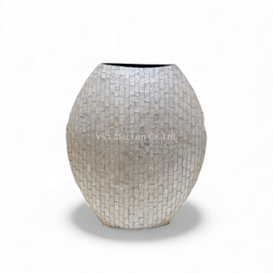 Juego de Jarrones de Lujo con Incrustaciones de Concha, Hechos a Mano con Madreperla, Decoración para el Hogar, Diseño Combinado de Vietnam - Product Image 2