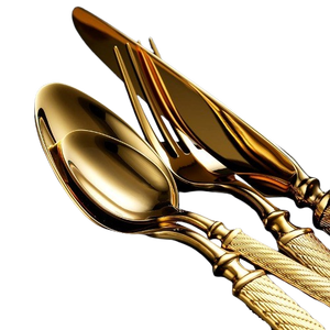 Ensemble de couverts de luxe en or - Product Image 3