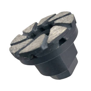 Disque diamanté turbo à double couche pressé à chaud de 40 mm pour le ponçage et le meulage des bords serrés et des coins internes du béton - Product Image 1