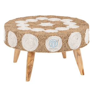 New Design Beautiful Natural Handmade Seagrass Coffee <b>Table</b> for Home Decoration, Livingroom Decoration Made in Vietnam Wholesale - Product Image 1