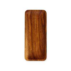 Assiette de service en bois d'acacia artisanale de haute qualité de forme rectangulaire pour le Ramadan et le mariage plateaux de service durables - Product Image 1