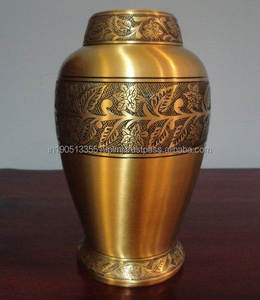 Urnas de Cremación de Latón Antiguo de Alta Calidad para Cenizas Humanas, Estilo Americano, Capacidad de 200/220 Pulgadas Cúbicas, Artículos Funerarios - Product Image 6