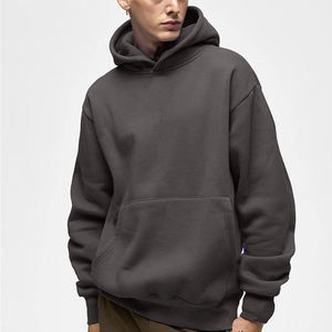 Sweat à Capuche Épais Épais Épais Épais Épais Épais Épais Épais Épais Épaule Goutte Épaule Hommes Sweat Logo Personnalisé French Terry Sweat À Capuche Surdimensionné - Product Image 4