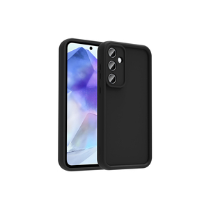 Étui en silicone premium ASMA pour Samsung Galaxy A56, motif ananas, coque de protection pour téléphone avec protection de l'appareil photo - Noir - Product Image 1