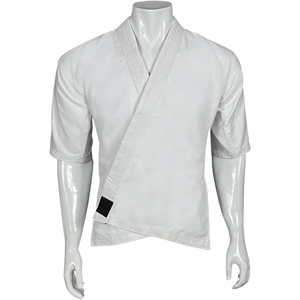 Uniforme d'arts martiaux mixtes unisexe 100% coton blanc coupe régulière adulte tissu léger 400g - Product Image 6