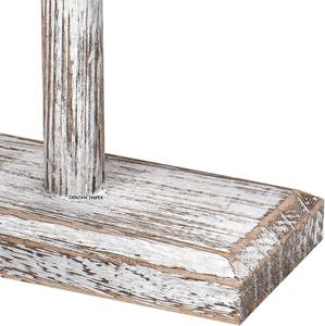 Présentoir en bois blanc antique pour bijoux et accessoires, support de style vintage pour colliers, bracelets, vitrines de boutique - Product Image 3