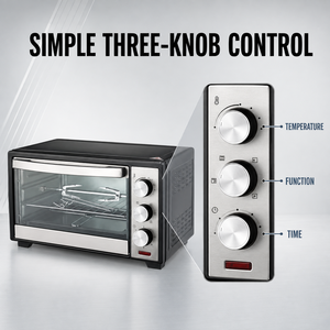 Greenchef Electric OTG (Four à griller et à toaster) |   Conception compacte |   Arrêt automatique |   Verre résistant à la chaleur |   Poignées résistantes à la chaleur | - Product Image 2