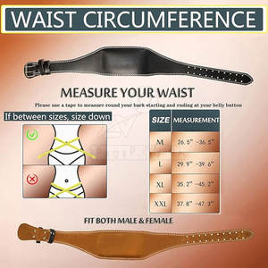 เข็มขัดยกน้ำหนักทำจากนีโอพรีนหนังวัวผลิตตามสั่งโลโก้ผลิตตามสั่ง - Product Image 6