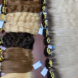 Extensión de cabello humano liso natural a granel de color, superventa, pelo vietnamita, varios colores, precio al por mayor - Product Image 4