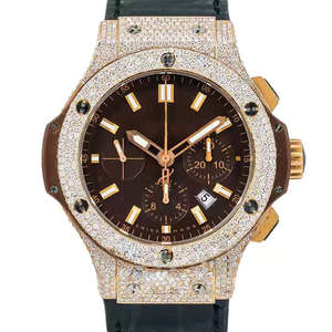 Reloj de Cuarzo Miyota Analógico con Esfera Unisex Personalizada, con Diamantes Moissanite VVS, Caja y Correa de Acero Inoxidable, Cristal de Zafiro de Lujo - Product Image 1