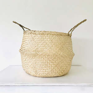 ตะกร้าหวายคุณภาพสูงรักษ์โลก พร้อมหูจับ ดีไซน์อเนกประสงค์ สีสันตามสั่ง งานฝีมือ ตะกร้าเก็บของ ผลิตในเวียดนาม - Product Image 2